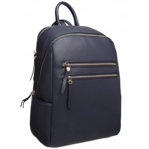 Navy Multi Zip Pocket Backpack